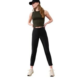 ATHLETA Brooklyn Ankle Pant Black Lightweight Style #198671 Size 12